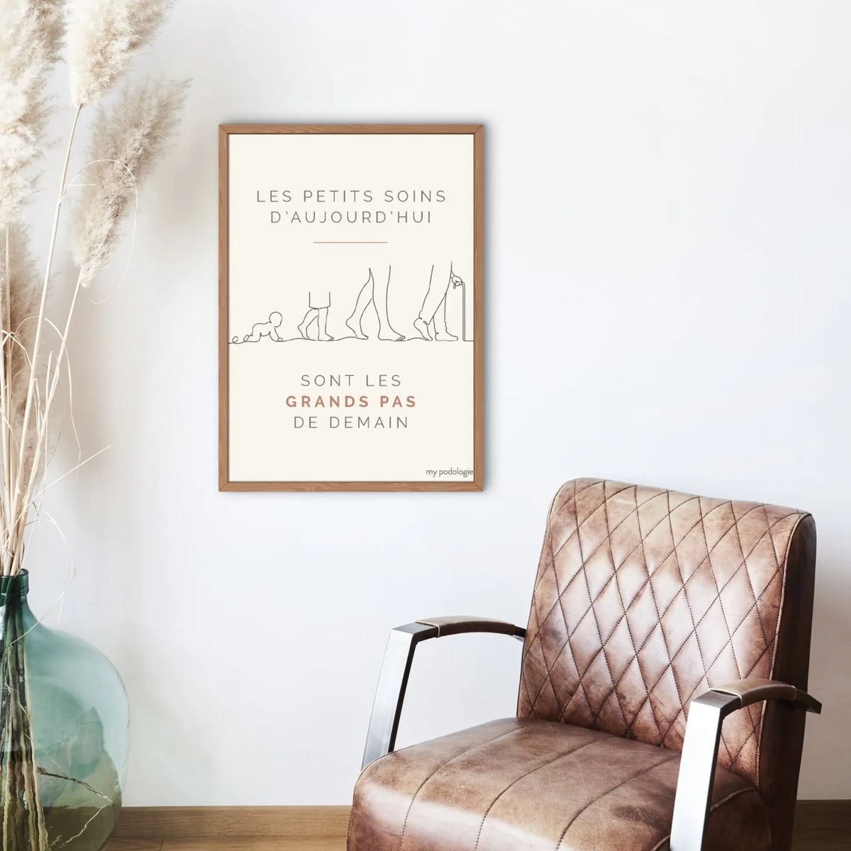 Affiche décorative - Les petits soins d'aujourd'hui My Podologie 