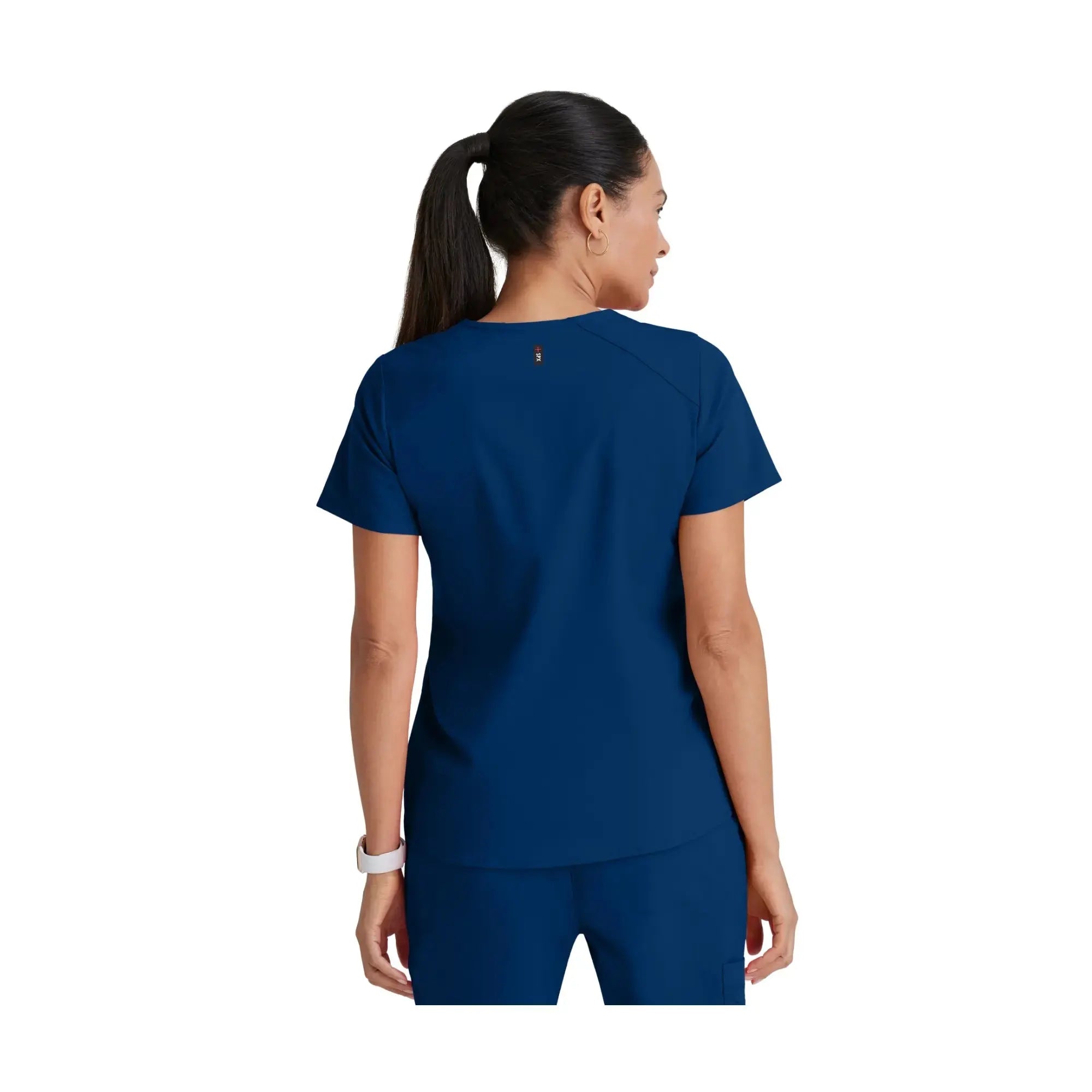 Aura - Túnica con cuello en V - Mujer - Grey's Anatomy Stretch Grey's Anatomy 