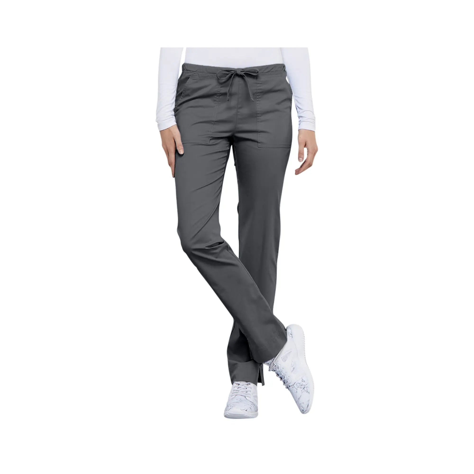 Avignon - Pantalon Slim cordon de serrage - Femme - Cherokee Cherokee Authentic Workwear  Anthracite-XXXL