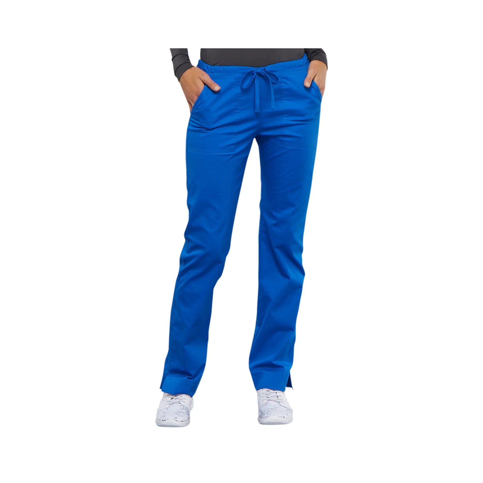 Avignon - Pantalon Slim cordon de serrage - Femme - Cherokee Cherokee Authentic Workwear  Bleu-Roi-XXXL