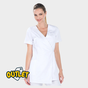 Blouse femme - Taille S - My Blouse // Fin de série My Podologie  Claudia - sergé blanc