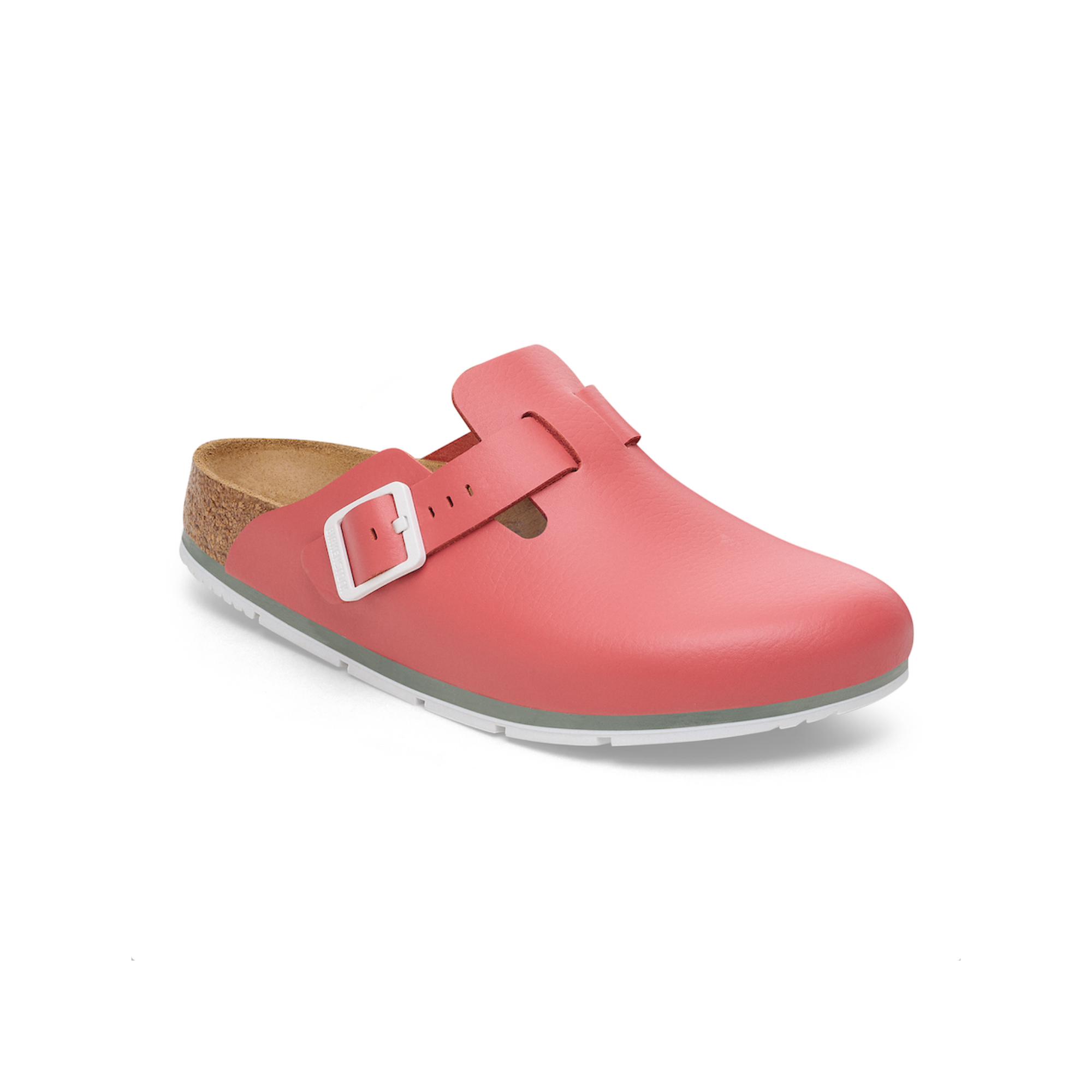Boston Pro - Cuir naturel - Plusieurs coloris - Birkenstock - Couleur 2 Birkenstock  Rouge-Étroite-48