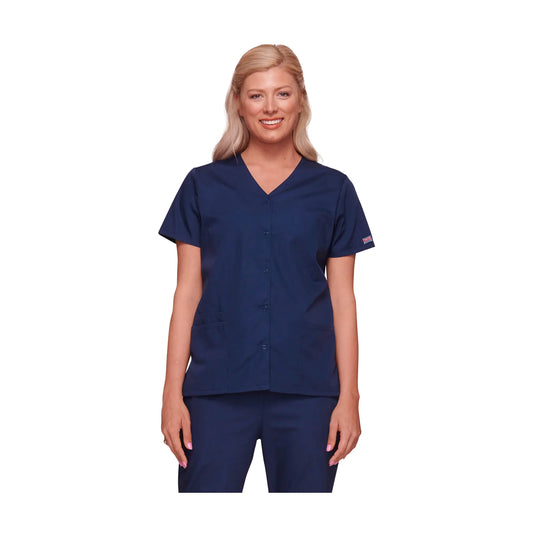 Calais - Túnica con cuello en V y botones a presión - Mujer - Cherokee Cherokee Authentic Workwear 