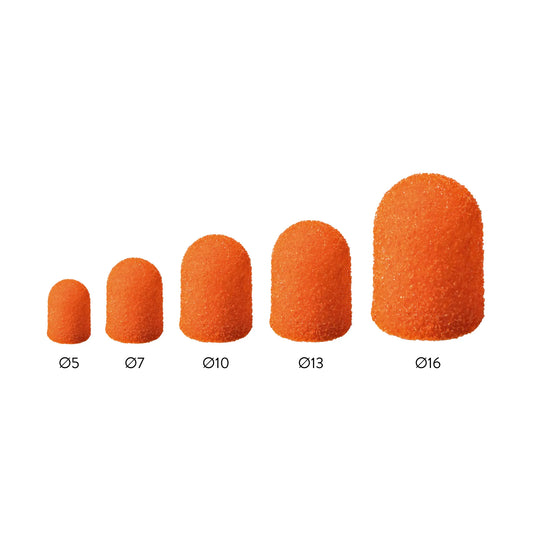 Tapones Redondos Naranja SK-PODO X10 - Ø 5mm / 16mm - Grano Fino, Medio o Grueso - Lukas Podológico Lukas Podológico Grueso-5