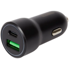 Cargador de coche dual USB 3.0 y USB-C