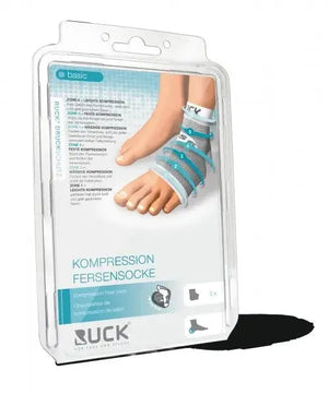 Calcetín de compresión - Protección del talón y del tobillo - 4 tallas disponibles - 1 par - Ruck - My Podologie