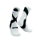 Chaussettes de travail X Short Cut - technologie supérieure - Blanc et Noir - Spinergy