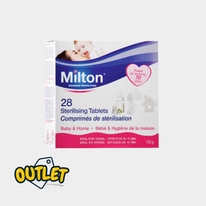 Comprimés de Stérilisation Milton X28 - Rivadis // Date dépassée My Medical 