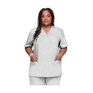 Dax - Tunique col V - Unisexe - Cherokee Cherokee Authentic Workwear  Blanc-3XL