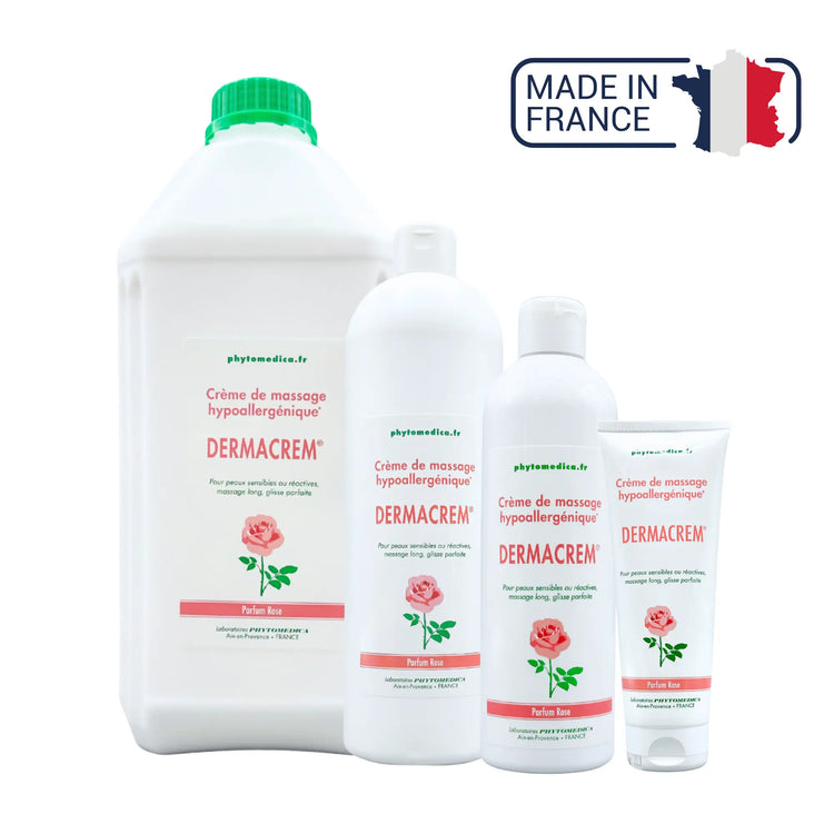 Dermacrem® - Crema de masaje hipoalergénica neutra - Fragancia de rosas - Phytomedica Laboratoires Phytomedica 