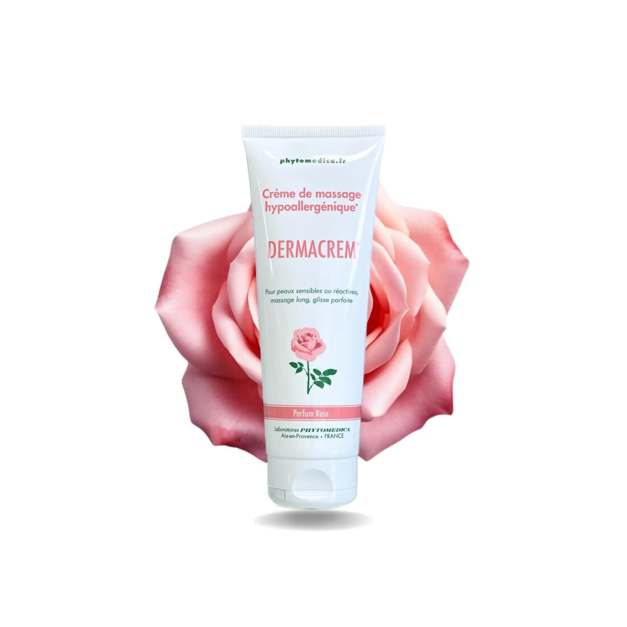 Dermacrem® - Crema de masaje hipoalergénica neutra - Fragancia de rosas - Phytomedica Laboratoires Phytomedica 