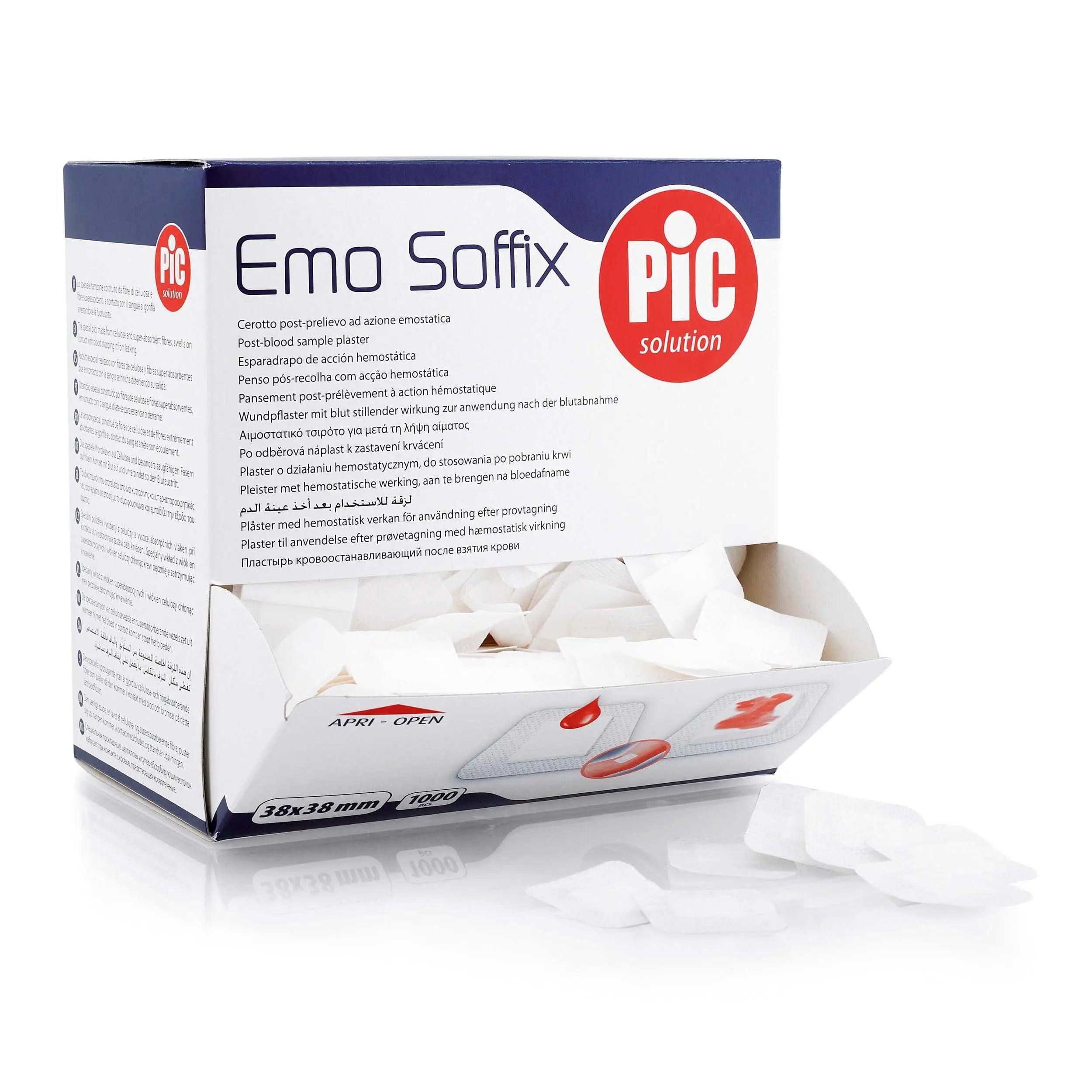 EMO SOFFIX 38MM x 38MM 1000PCS - Pic Solution - My Podologie