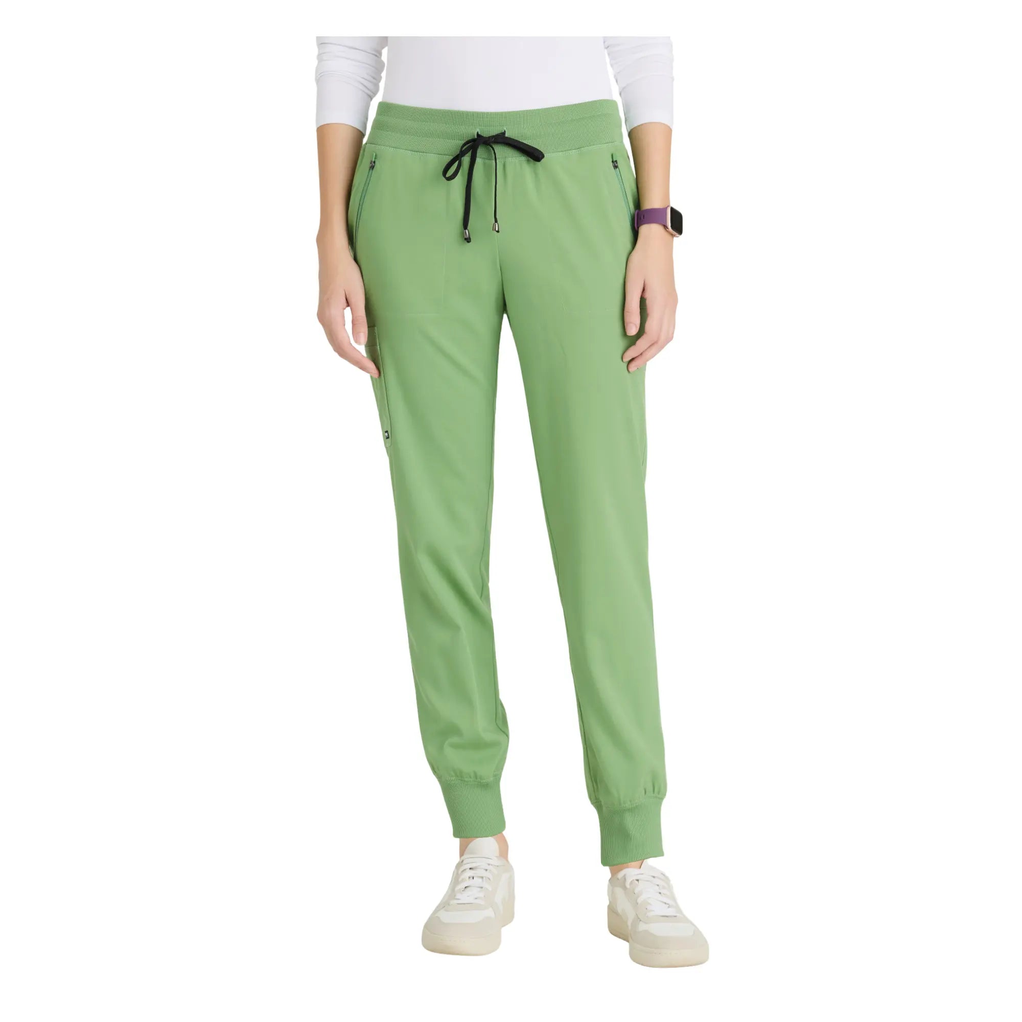 Eden - Jogging avec cordon de serrage - Femme - Grey’s Anatomy Stretch Grey’s Anatomy  Vert Basilic / XL