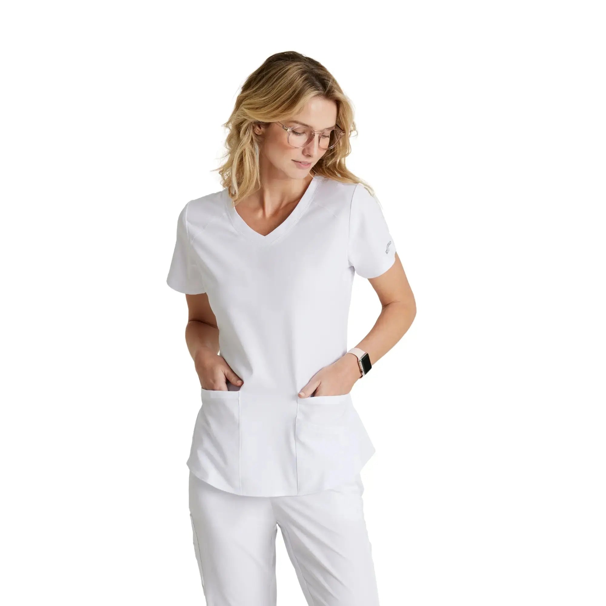 Elva - Túnica con cuello en V - Mujer - Skechers SKECHERS Blanco / XL