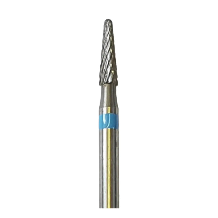 Fraise E0710 Carbure de tungstène - Traitement et finition des ongles - Denture croisée moyenne - 2,3 mm - My Podologie