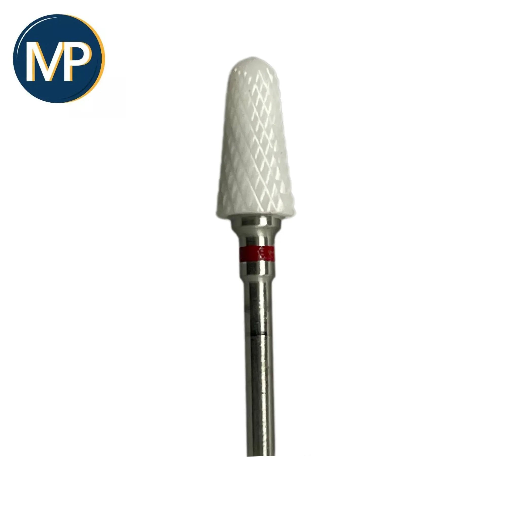 Fraise en céramique - Denture croisée fine - Forme conique - 6mm - My Podologie