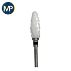 Fresa de cerámica - Diente en cruz medio - Forma ovoide - Grano súper grueso - 5 mm