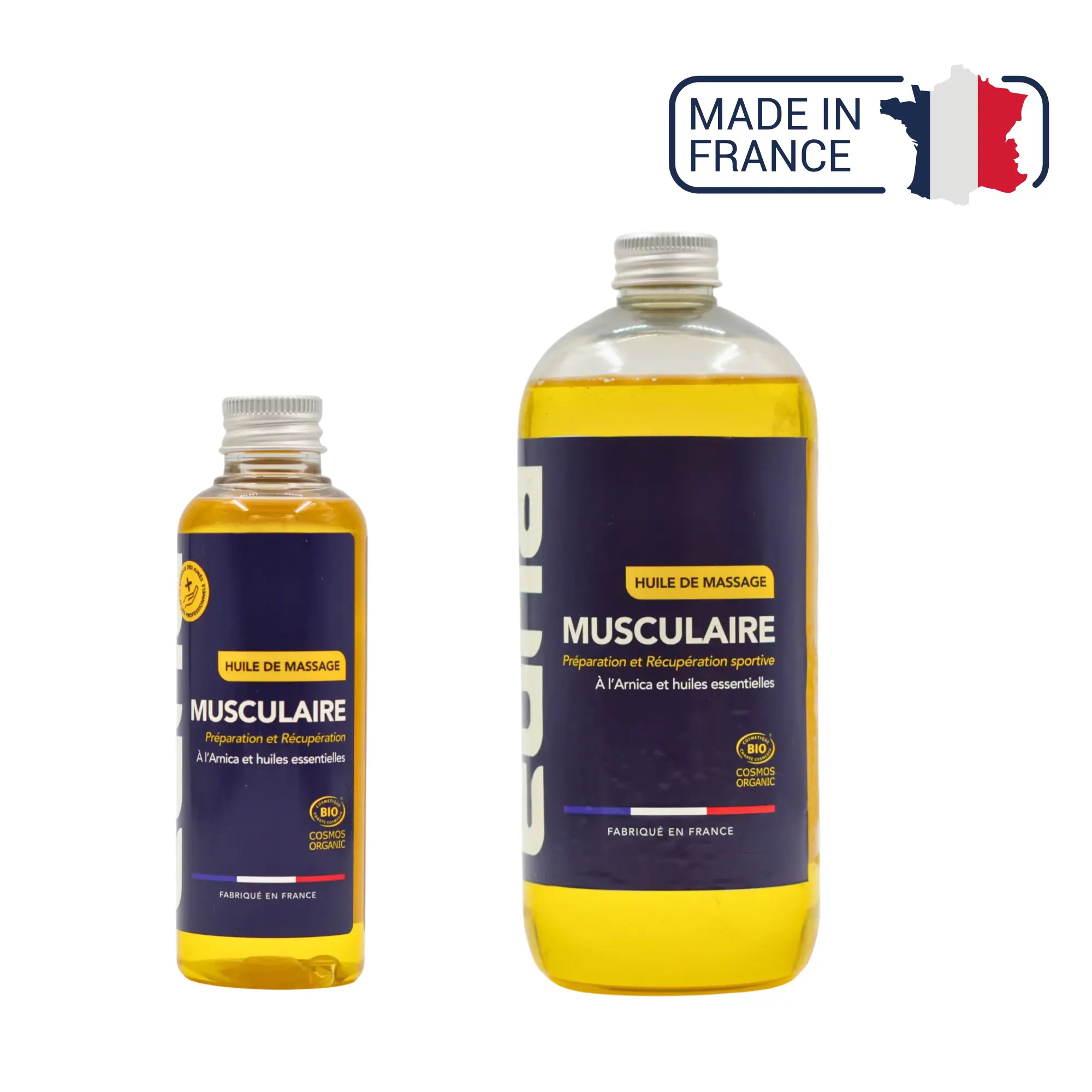 Huile de massage - Musculaire - Bio - 2 contenances - Eona Eona