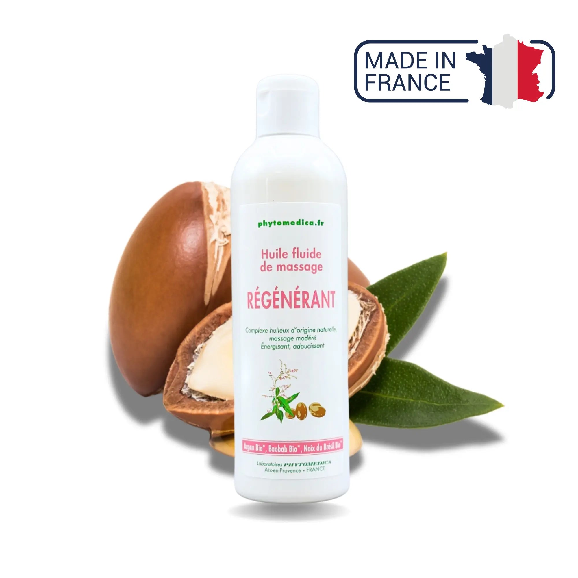 Aceite Fluido de Masaje Regenerador - Argán - 500 ml - Phytomedica Laboratoires Phytomedica 