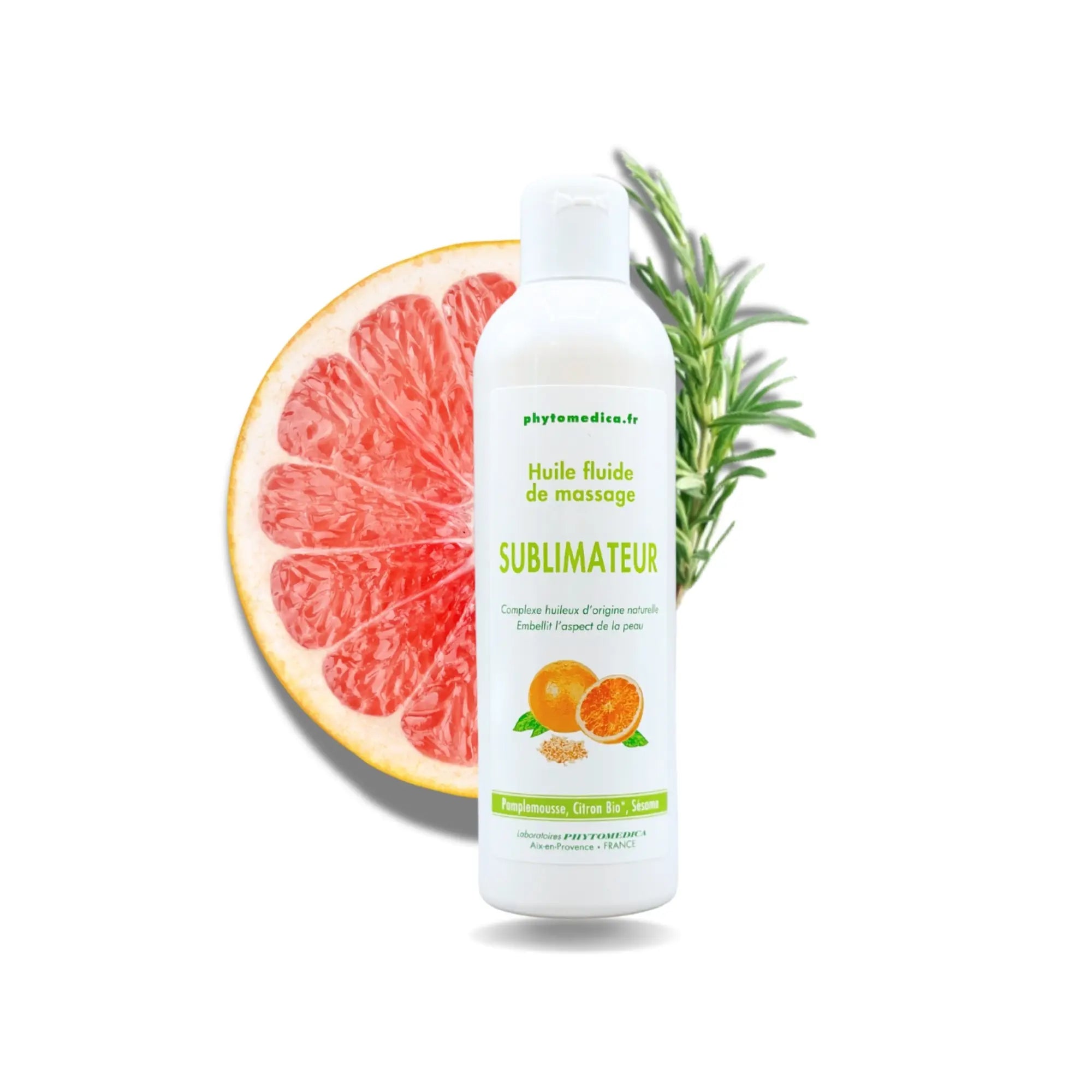 Aceite Fluido de Masaje Sublimante Drenante - 500 ml - Phytomeda Laboratoires Phytomedica 