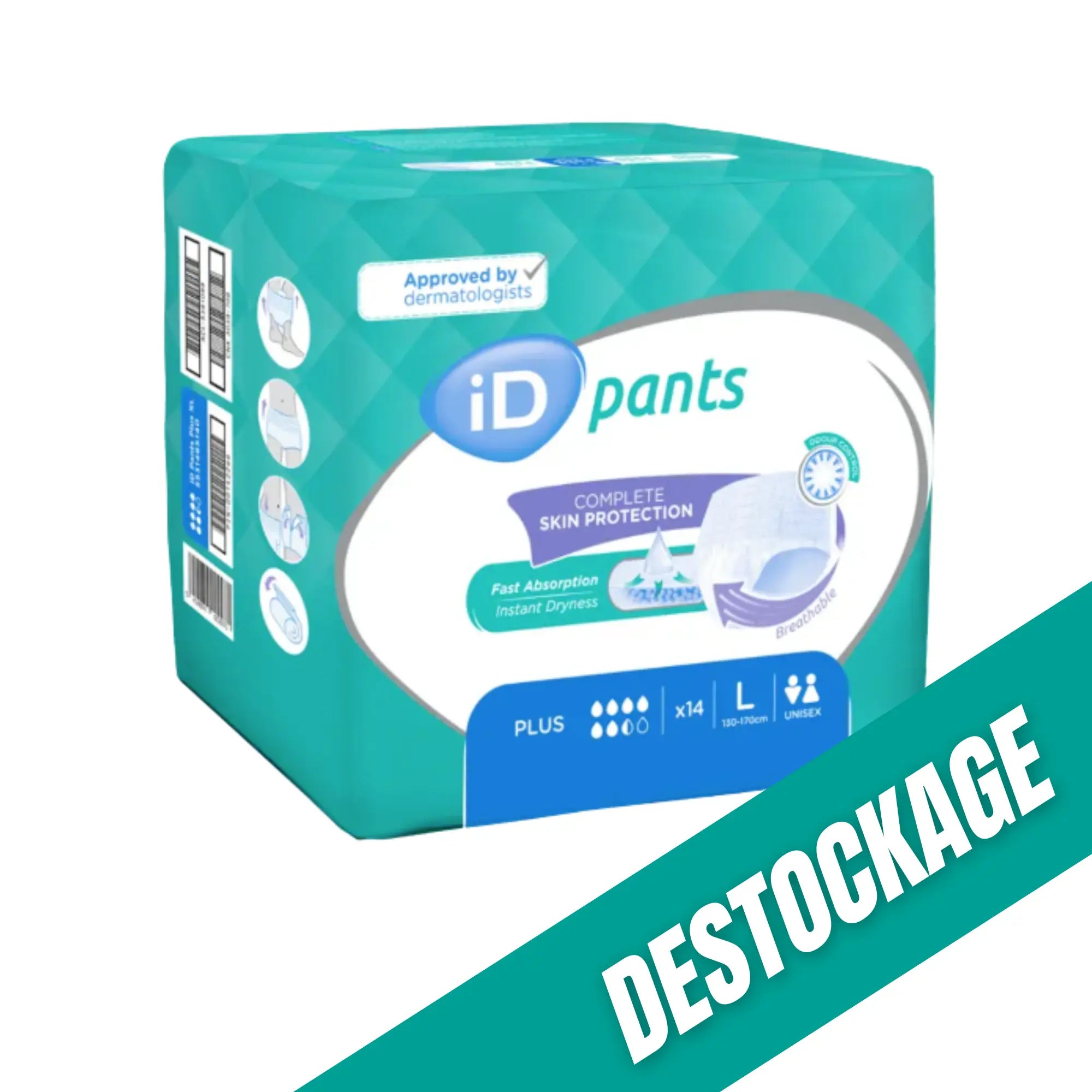 ID Pants - Slip Absorbants - Tailles & Absorptions Variées // Destockage - My Médical