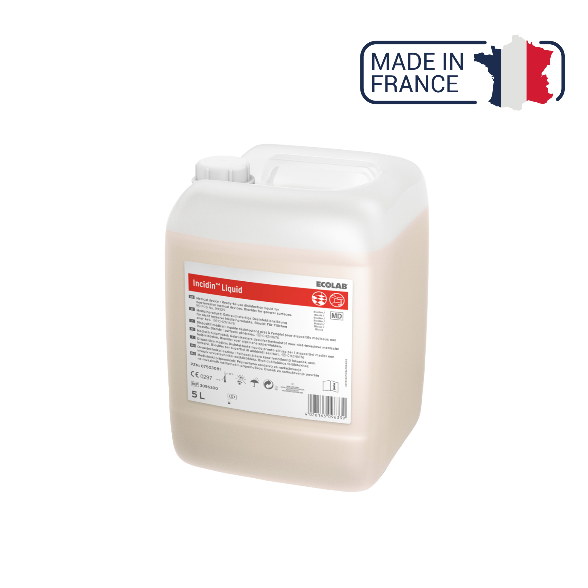 Incidin Liquid - Désinfection Surfaces - 2 contenances - Ecolab by Anios Anios 