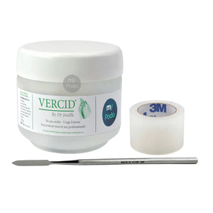 Kit Vercid du Docteur Jouille - Pot 50 g + Spatule à ciment + Rouleau de blenderm Vercid by Dr Jouille 