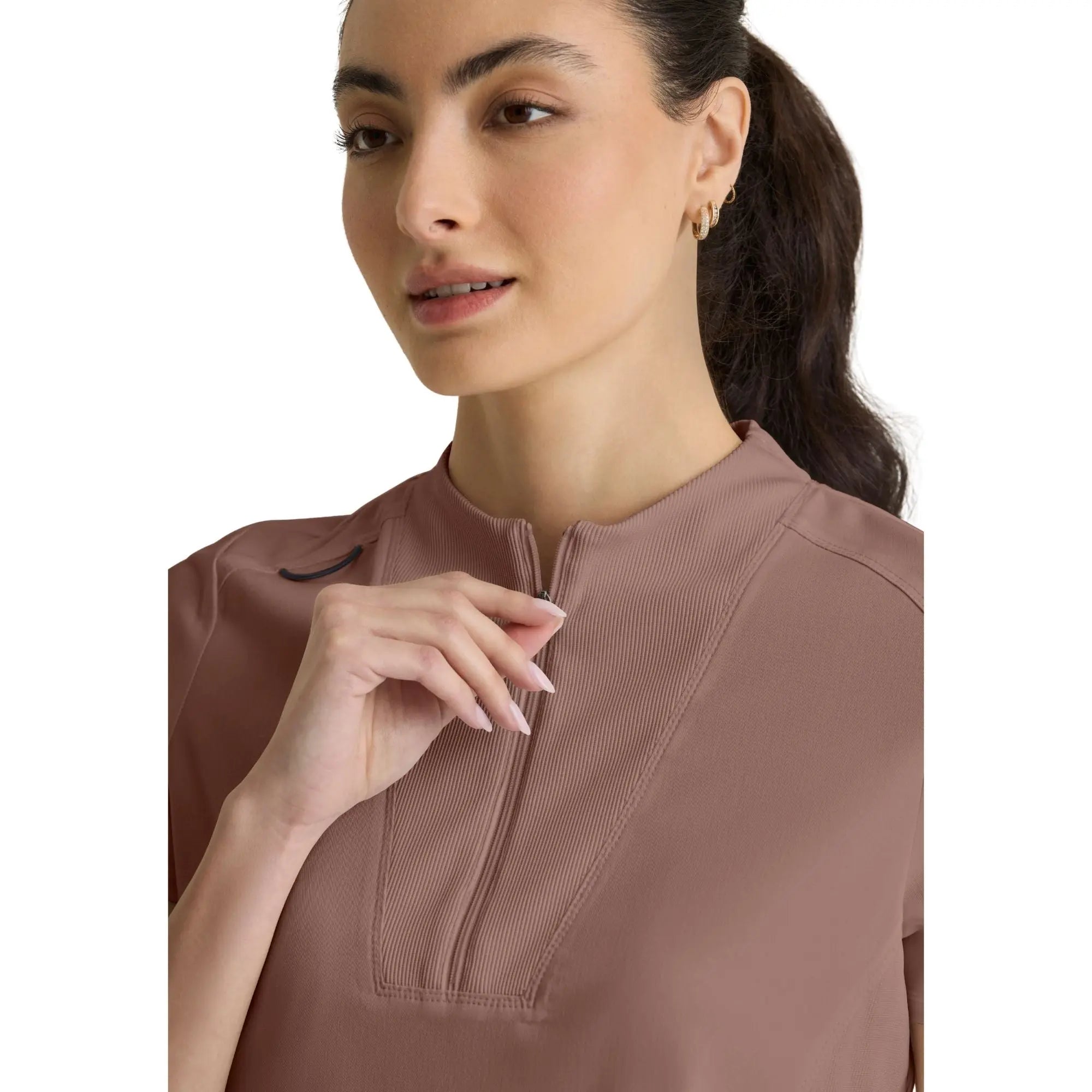 Kristi - High neck zipped tunic - Women - Grey’s Anatomy Stretch Grey’s Anatomy 