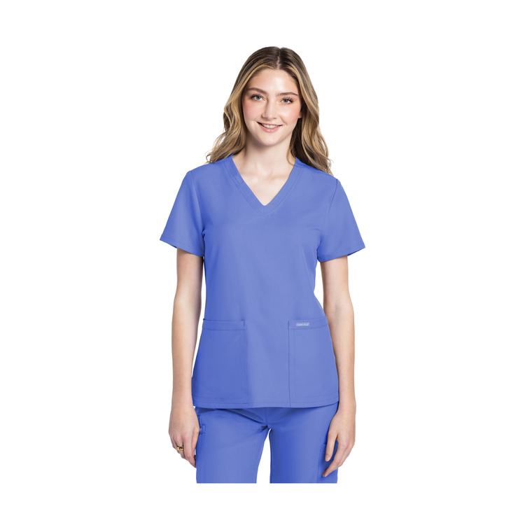 Lacanau - Tunique médicale - Col V  - Manches courtes - Femme - Cherokee Cherokee Authentic Workwear 