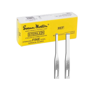 Lames de burin de Manet Fines - stériles- Boîte de 25 - Plusieurs formats - Swann-Morton Swann-Morton 