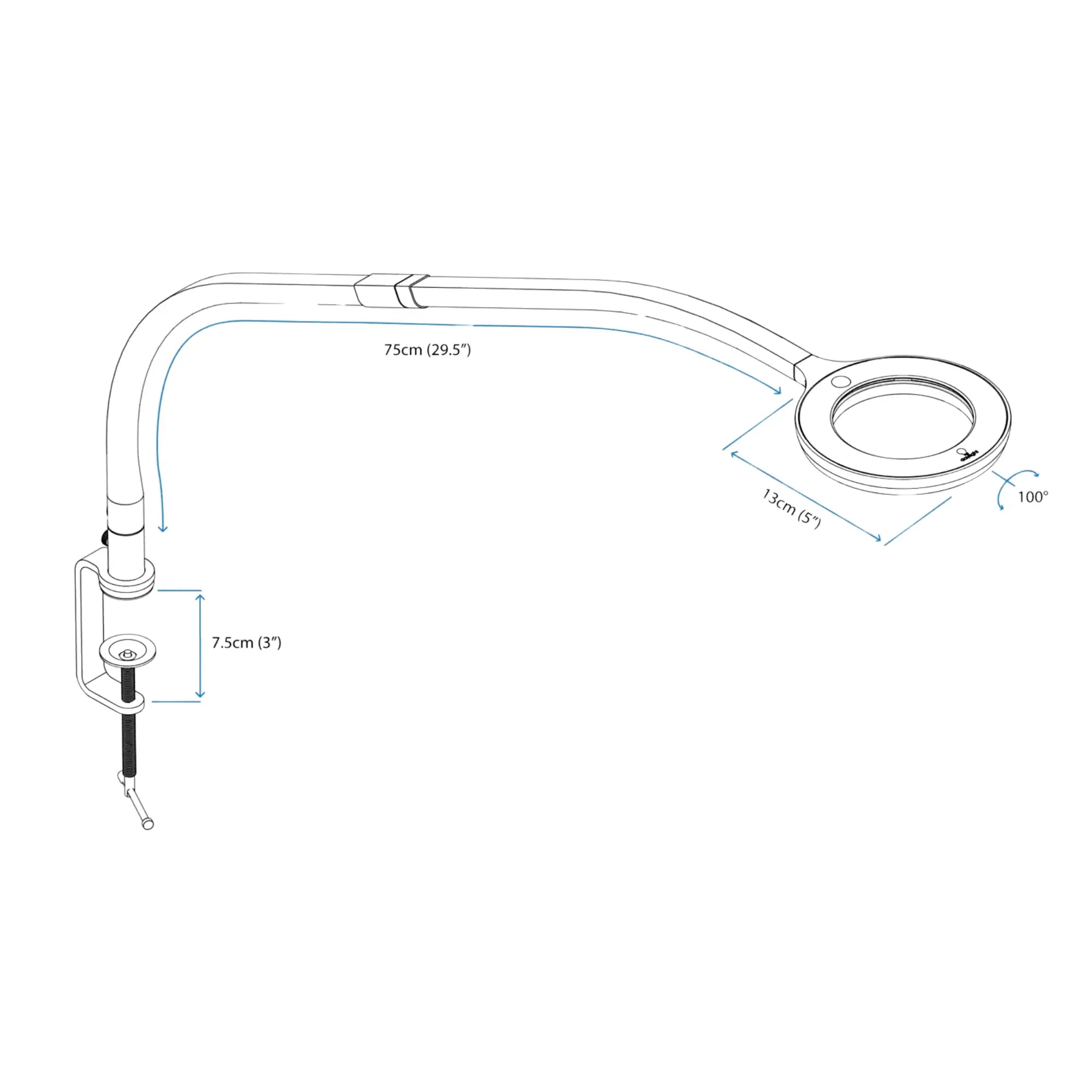 Omega 3.5 LED magnifying lamp - Ruck Ruck 