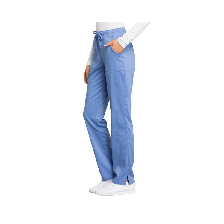 Le Mans - Pantalon droit taille moyenne avec cordon de serrage - Femme - Cherokee Cherokee Authentic Workwear 