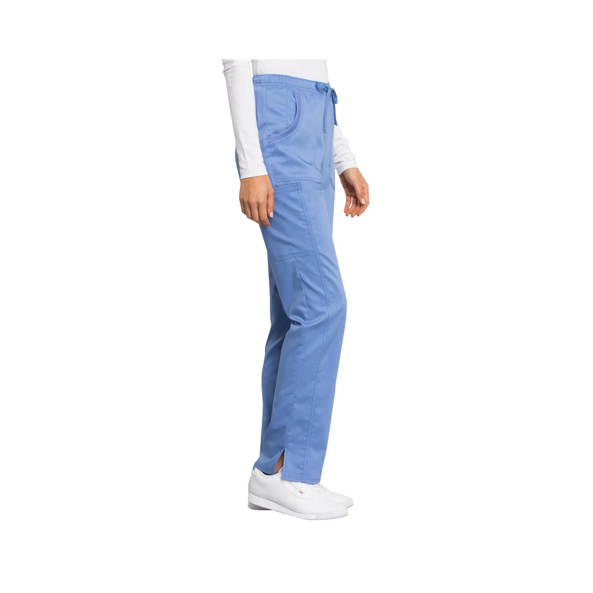 Le Mans - Pantalon droit taille moyenne avec cordon de serrage - Femme - Cherokee Cherokee Authentic Workwear 