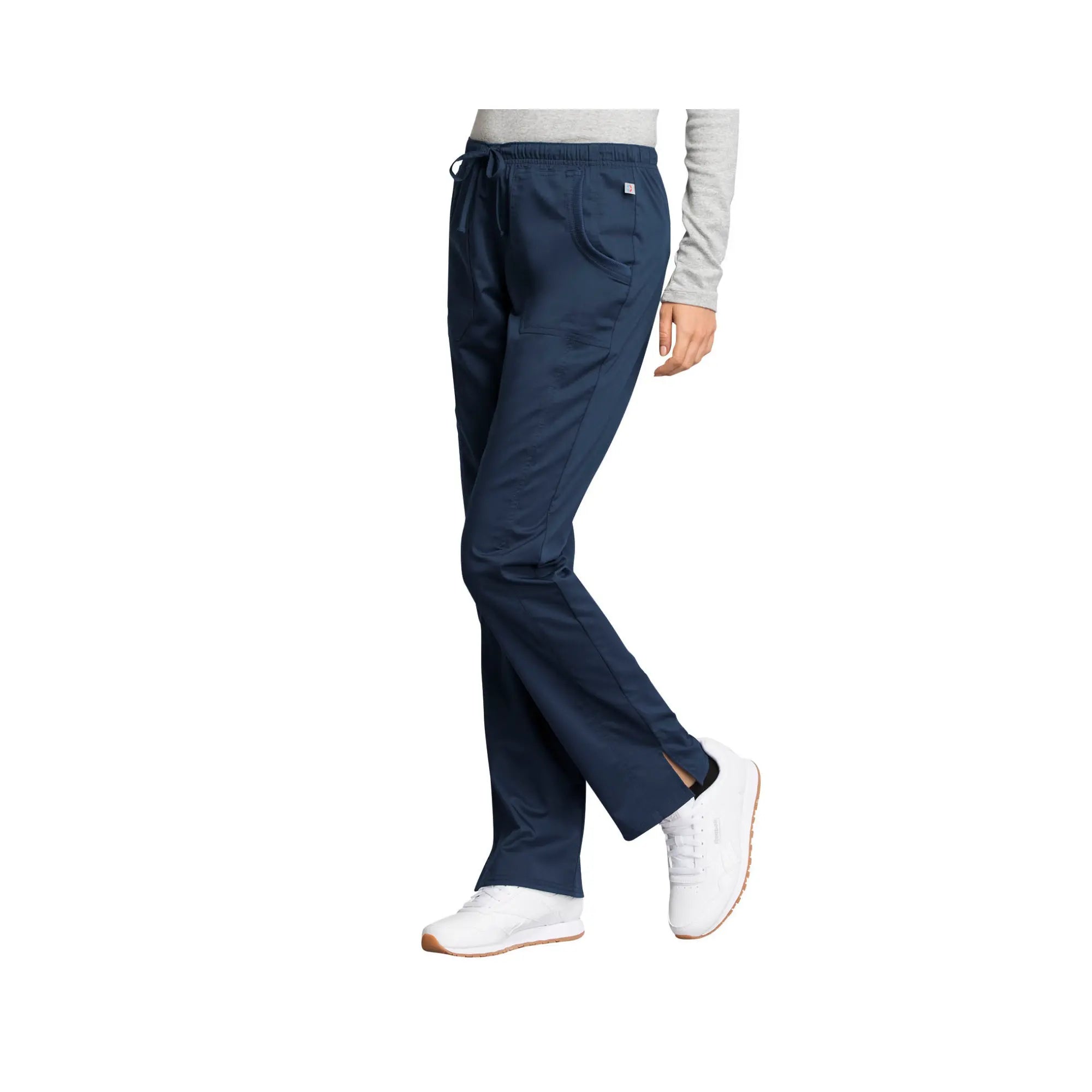 Le Mans - Pantalon droit taille moyenne avec cordon de serrage - Femme - Cherokee Cherokee Authentic Workwear 