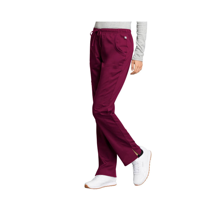 Le Mans - Pantalon droit taille moyenne avec cordon de serrage - Femme - Cherokee Cherokee Authentic Workwear 