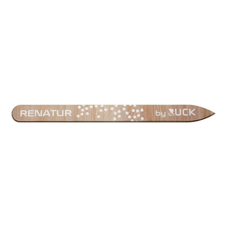 Lime à ongles en verre Renatur longue - 13,5 cm - Ronde ou pointue - Ruck Ruck 