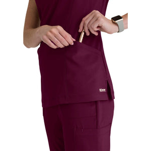 Louisa - Túnica con cuello con muescas - Mujer - Anatomía de Grey Evolve Anatomía de Grey 