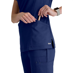 Louisa - Túnica con cuello con muescas - Mujer - Anatomía de Grey Evolve Anatomía de Grey 
