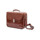 Maleta de lujo DOCTOR home - Cuero marrón - Carro con ruedas opcional