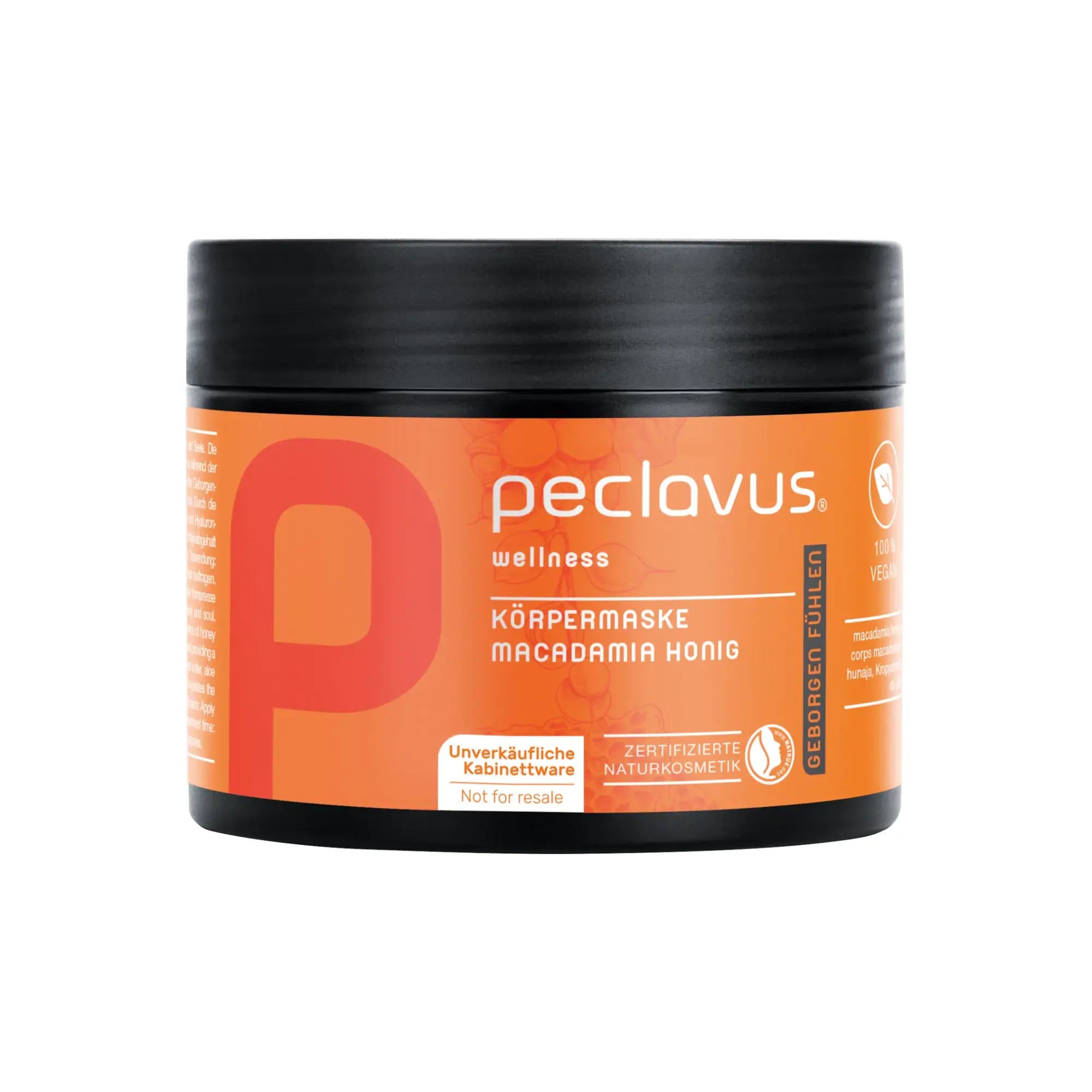 Masque corporel - Miel de Macadamia - "Sentez-vous en sécurité" - 500 ml - Peclavus Peclavus