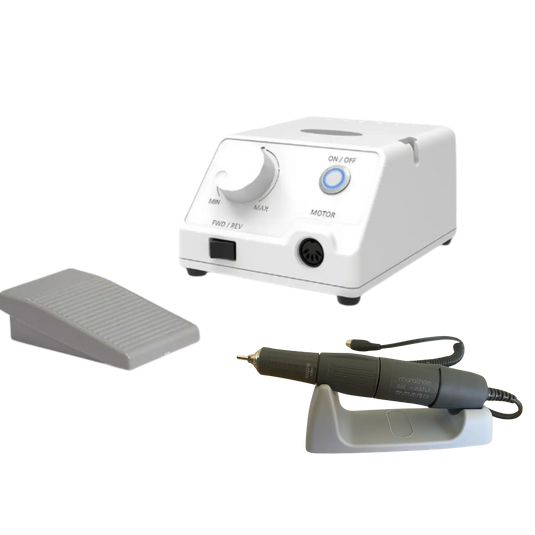 Escort III wired micromotor - 35,000 rpm with Saeyang handpiece and pedal 