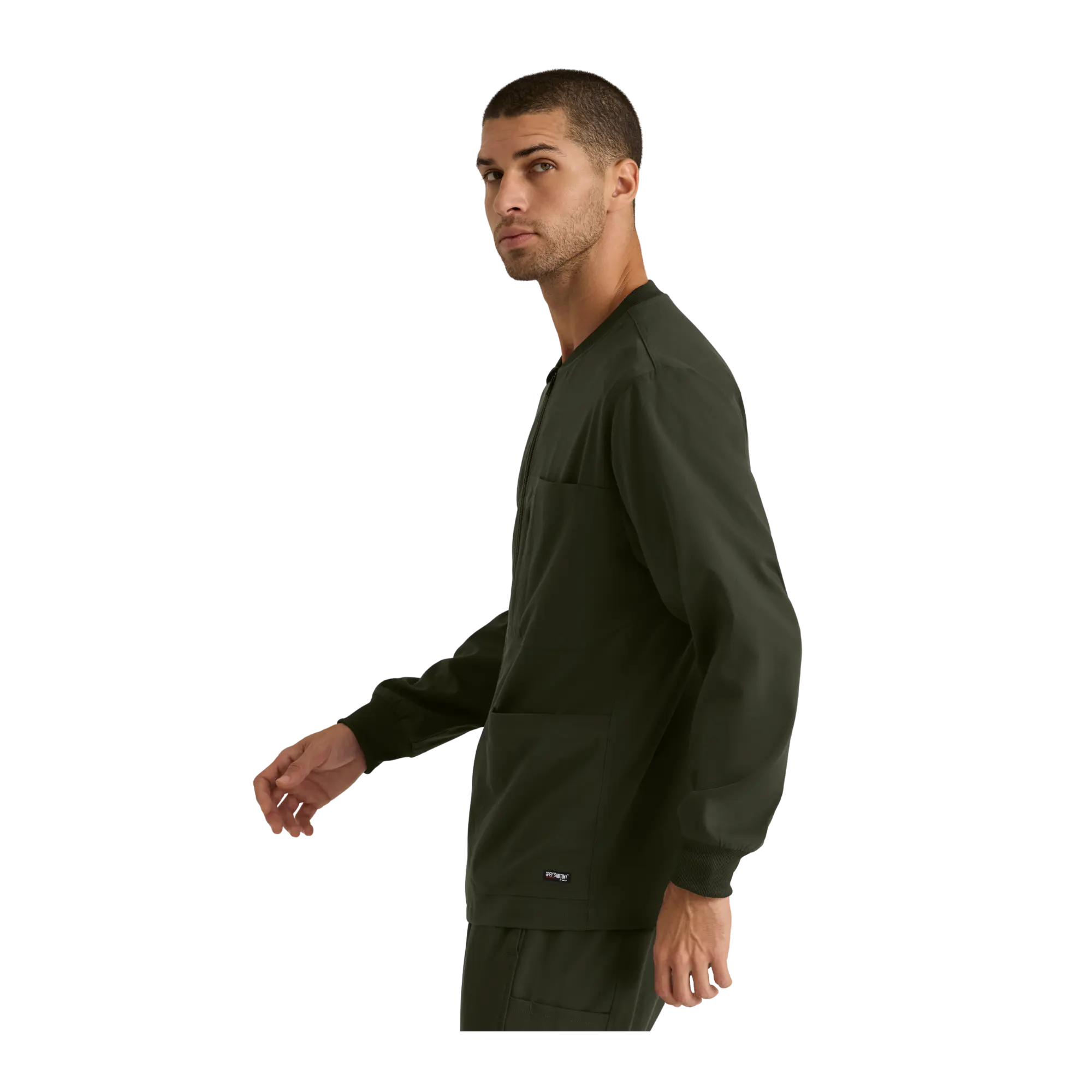 Mio - Chaqueta médica con cuello redondo - Hombre - Grey's Anatomy Stretch Grey's Anatomy 