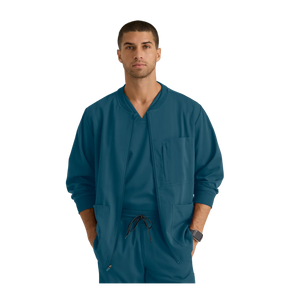 Mio - Chaqueta médica con cuello redondo - Hombre - Grey's Anatomy Stretch Grey's Anatomy 