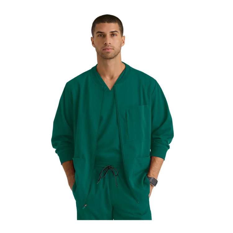 Mio - Chaqueta médica con cuello redondo - Hombre - Grey's Anatomy Stretch Grey's Anatomy 