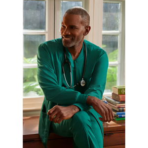 Mio - Chaqueta médica con cuello redondo - Hombre - Grey's Anatomy Stretch Grey's Anatomy 