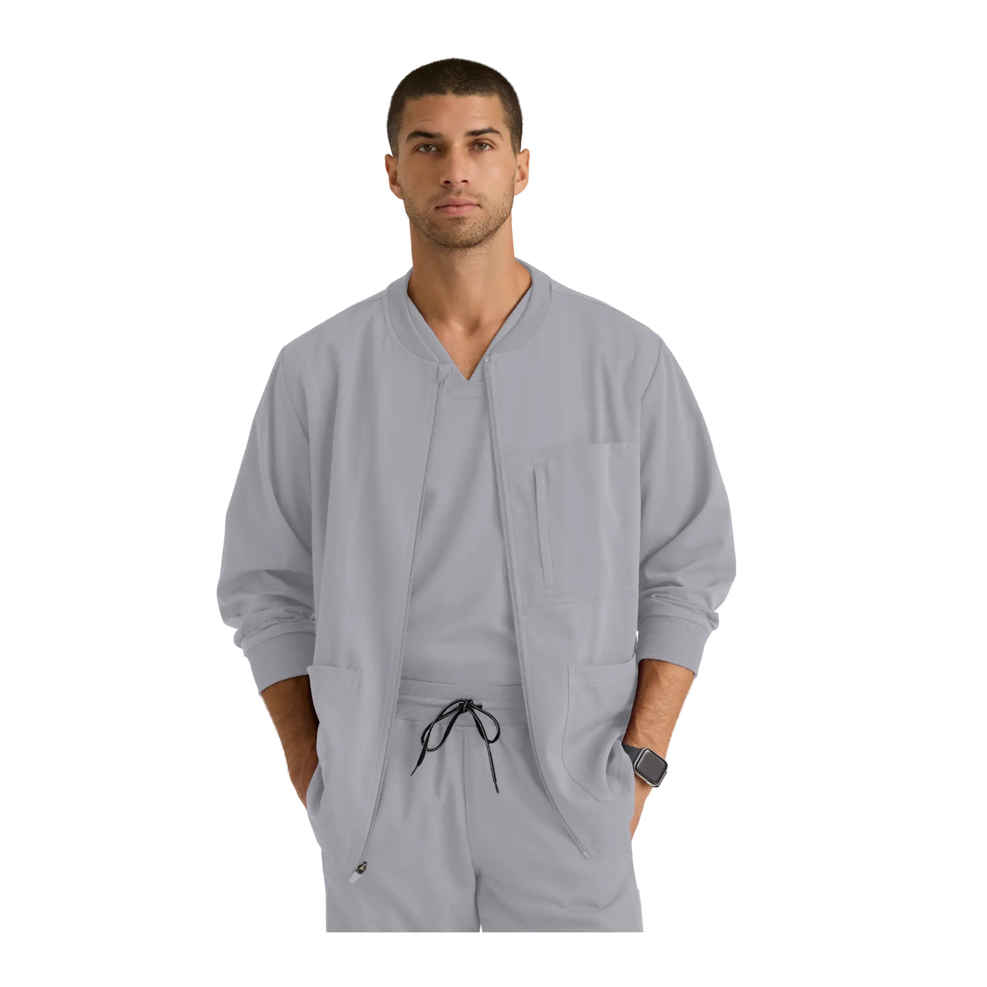 Mio - Chaqueta médica con cuello redondo - Hombre - Grey's Anatomy Stretch Grey's Anatomy 