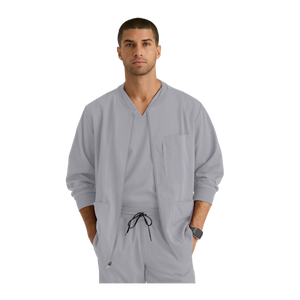 Mio - Chaqueta médica con cuello redondo - Hombre - Grey's Anatomy Stretch Grey's Anatomy 