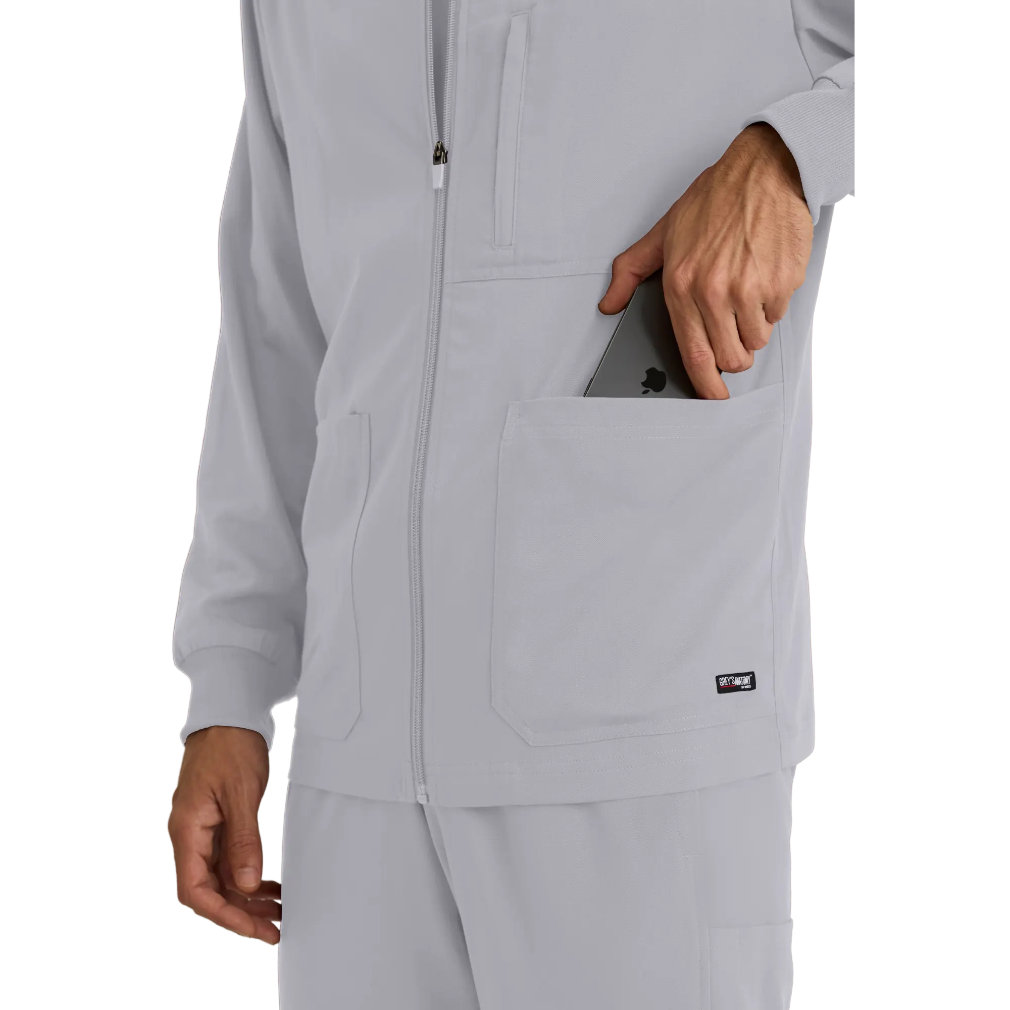 Mio - Chaqueta médica con cuello redondo - Hombre - Grey's Anatomy Stretch Grey's Anatomy 