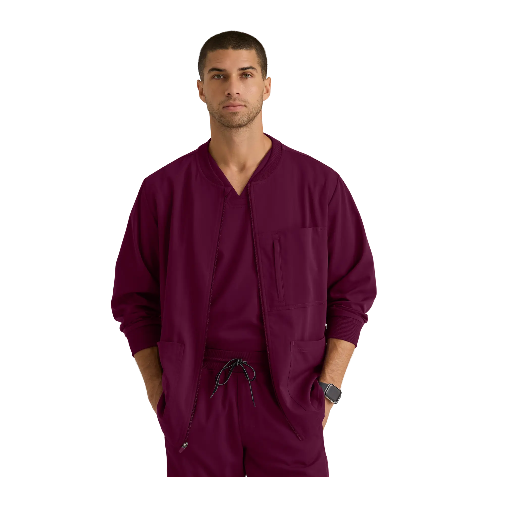 Mio - Chaqueta médica con cuello redondo - Hombre - Grey's Anatomy Stretch Grey's Anatomy 