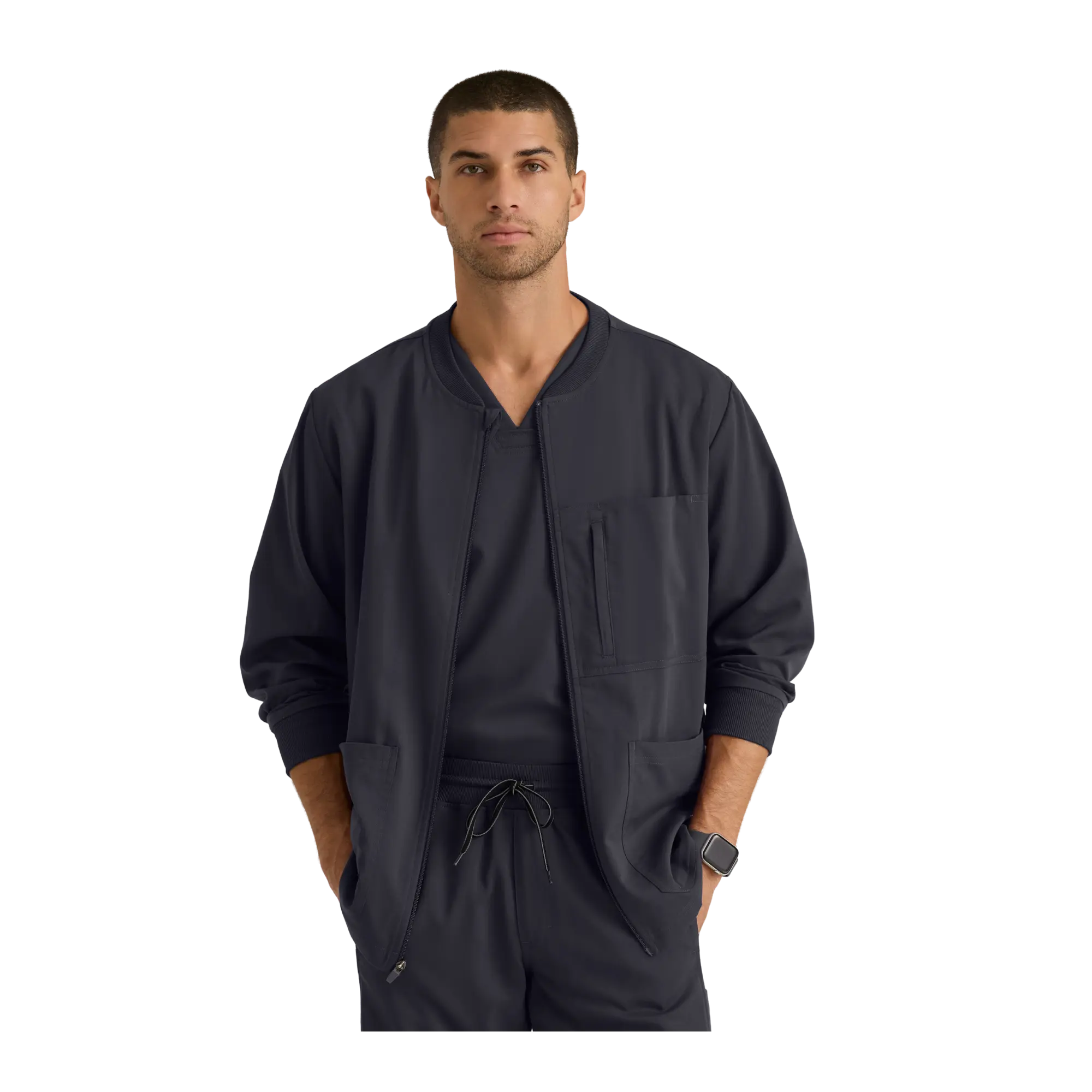 Mio - Chaqueta médica con cuello redondo - Hombre - Grey's Anatomy Stretch Grey's Anatomy 